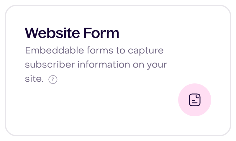 Website Form